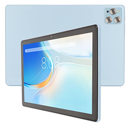 Naroote 10in Tablet, 1960x1080 IPS HD Large Screen 100‑240V Tablet PC for Daily (Blue)