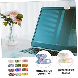 SOLUSTRE Laptops 12pcs Cover Self for Ornament Laptop Camera Pattern Blocker Slide Webcam Twelve Decorative Privacy Web Adhesive Phone Protector Computer Constellations Tablet Laptop Computer