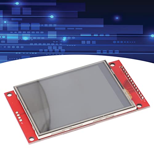 ASHATA 2.8in TFT LCD Display Module, LCD Module 320x240 Resolution, with Stylus 240x320 TFT Module 9 IO Touch Screen Monitor Module for Development Board