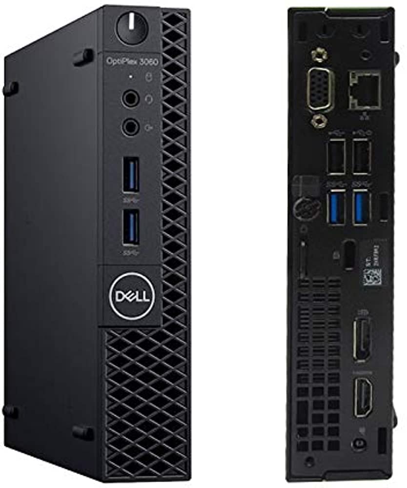 Dell Optiplex 3060 USFF, i5-8500T, 16GB RAM, 256GB SSD, Windows 10 Pro (Renewed)