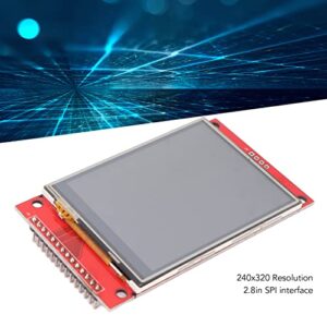 ASHATA 2.8in TFT LCD Display Module, LCD Module 320x240 Resolution, with Stylus 240x320 TFT Module 9 IO Touch Screen Monitor Module for Development Board