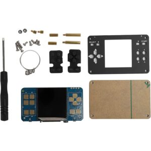 compatible for pi zero 2 w game kit 1.54 inch lcd with case speaker charge function compatible for pi zero 2w pi0 game kit