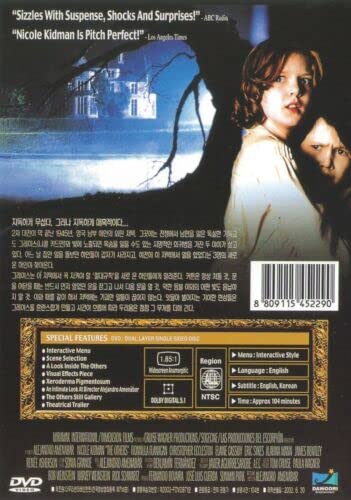 The Others (2001) DVD Alejandro Amenábar, Nicole Kidman, Language: English, Subtitle: English, Korean