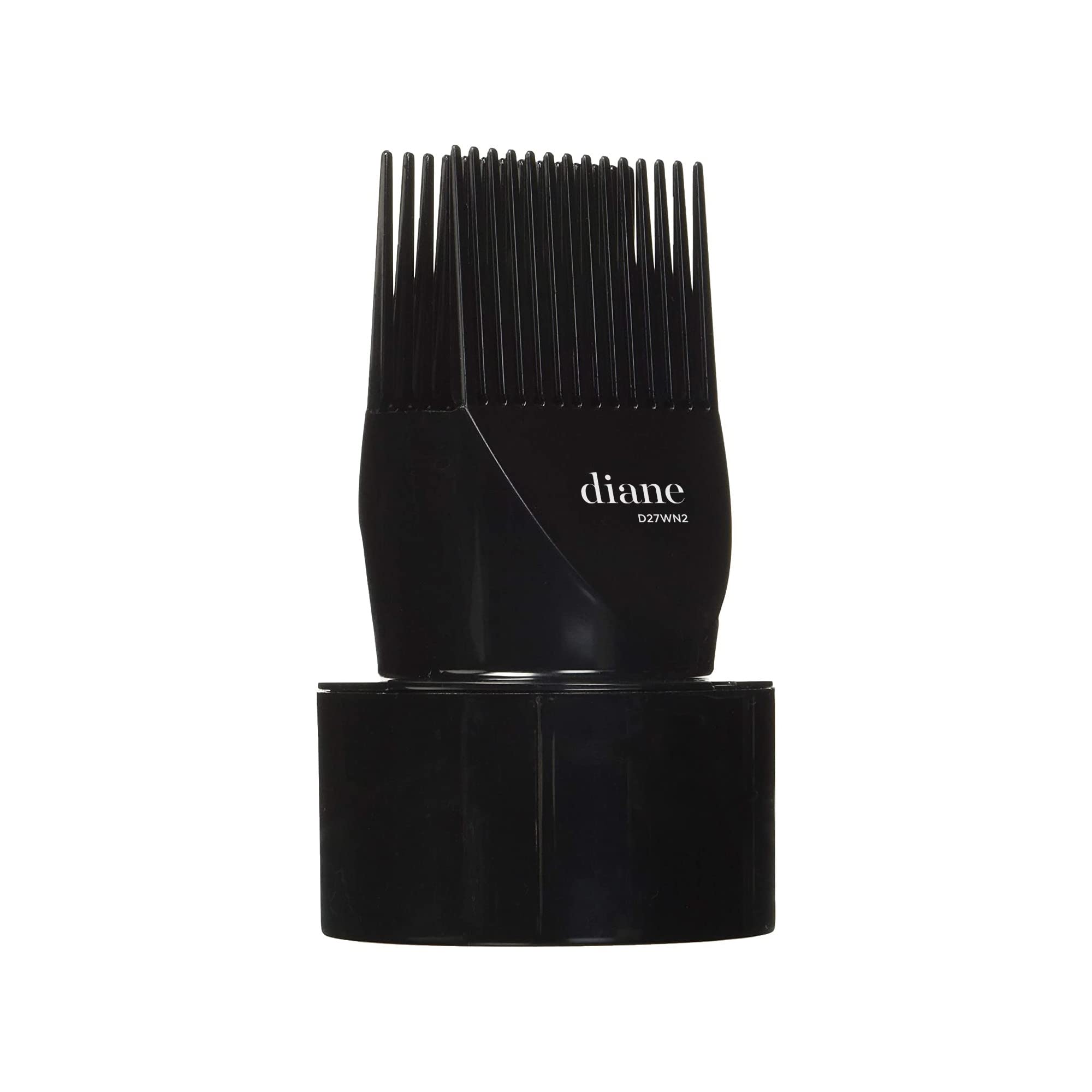 Diane Dryer Pick Attachment – Blow Dryer Comb Attachment, Fits Most Dryers with 2” Barrels – Black – D27WN2 (Pack of 2)