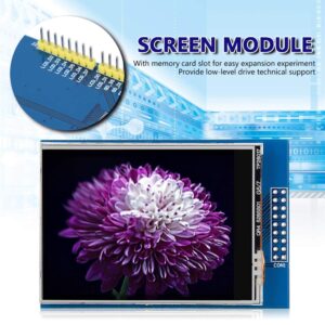 2.8 TFT LCD touch screen display module with 8-bit parallel bus Color display, touch screen, 8-bit parallel interface, 2.8 display.