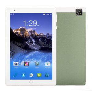 heayzoki 8 inch tablet, octa core processor, 4gb ram 64gb rom maximum support 128g tf card 1920x1200 ips calling tablet for android 10.0 100‑240v green