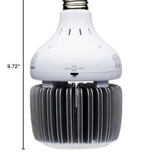 Satco S33115 Hi-Pro LED High Bay Wattage-Selectable HID Replacement Light, White, 80W/100W/130W