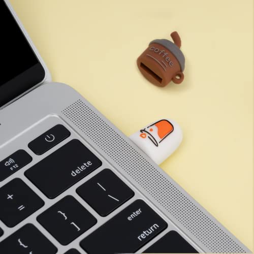 LEIZHAN Cute Coffee USB Flash Drive Computer Memory Stick USB Pendrive for Teachers, Students, Family and Friends (32GB, Brown Coffee)