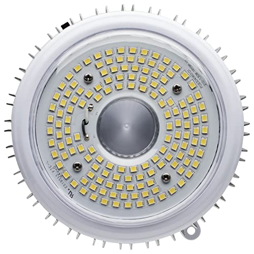 Satco S33114 Hi-Pro LED High Bay Wattage-Selectable HID Replacement Light, White, 80W/100W/130W