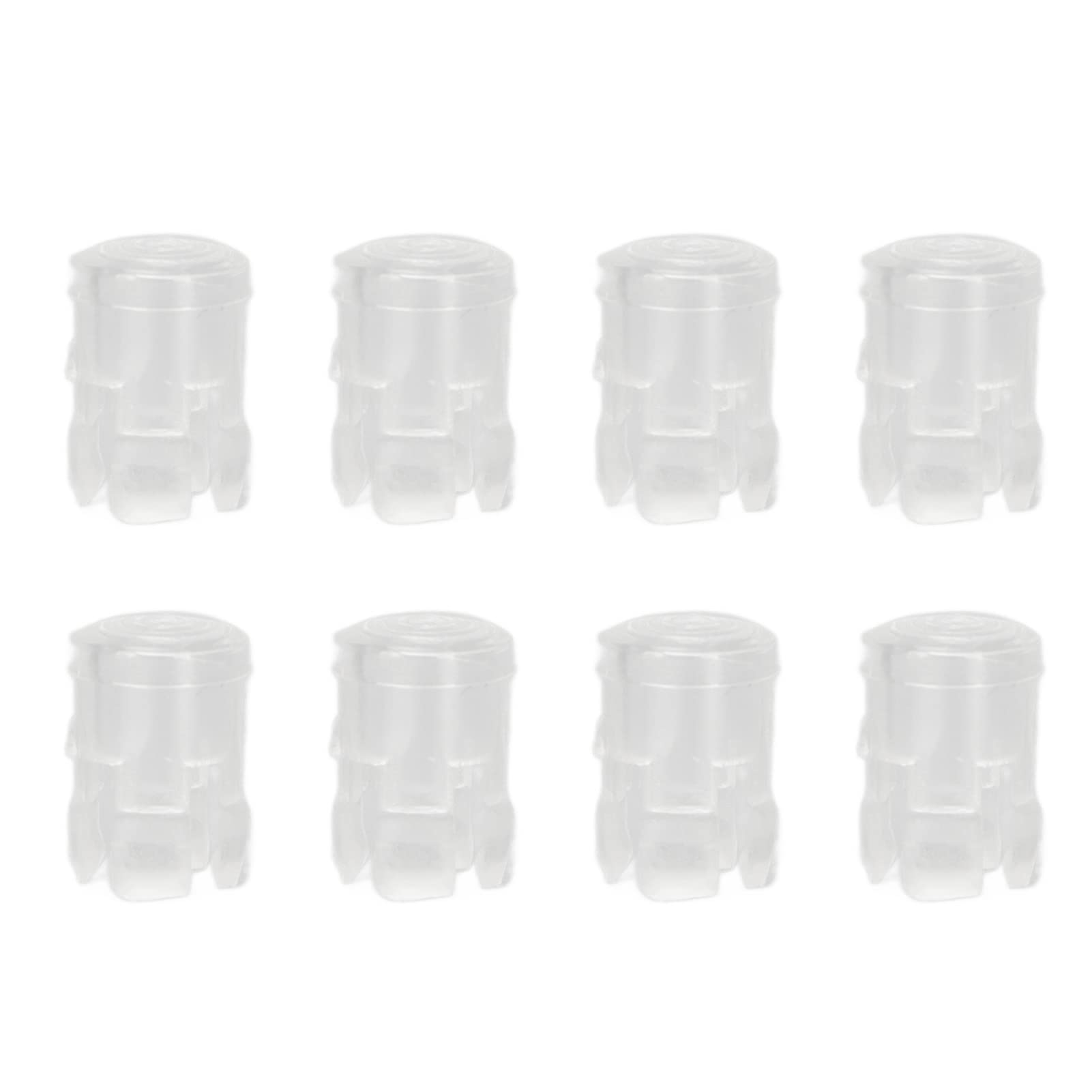 Led Lamp Socket , 3Mm 100Pcs Led Holder Flat heads Led Light Emitting Diode Shade Transparent hat cover Electronic Component 3Mm For Bezel Mount Panel Display