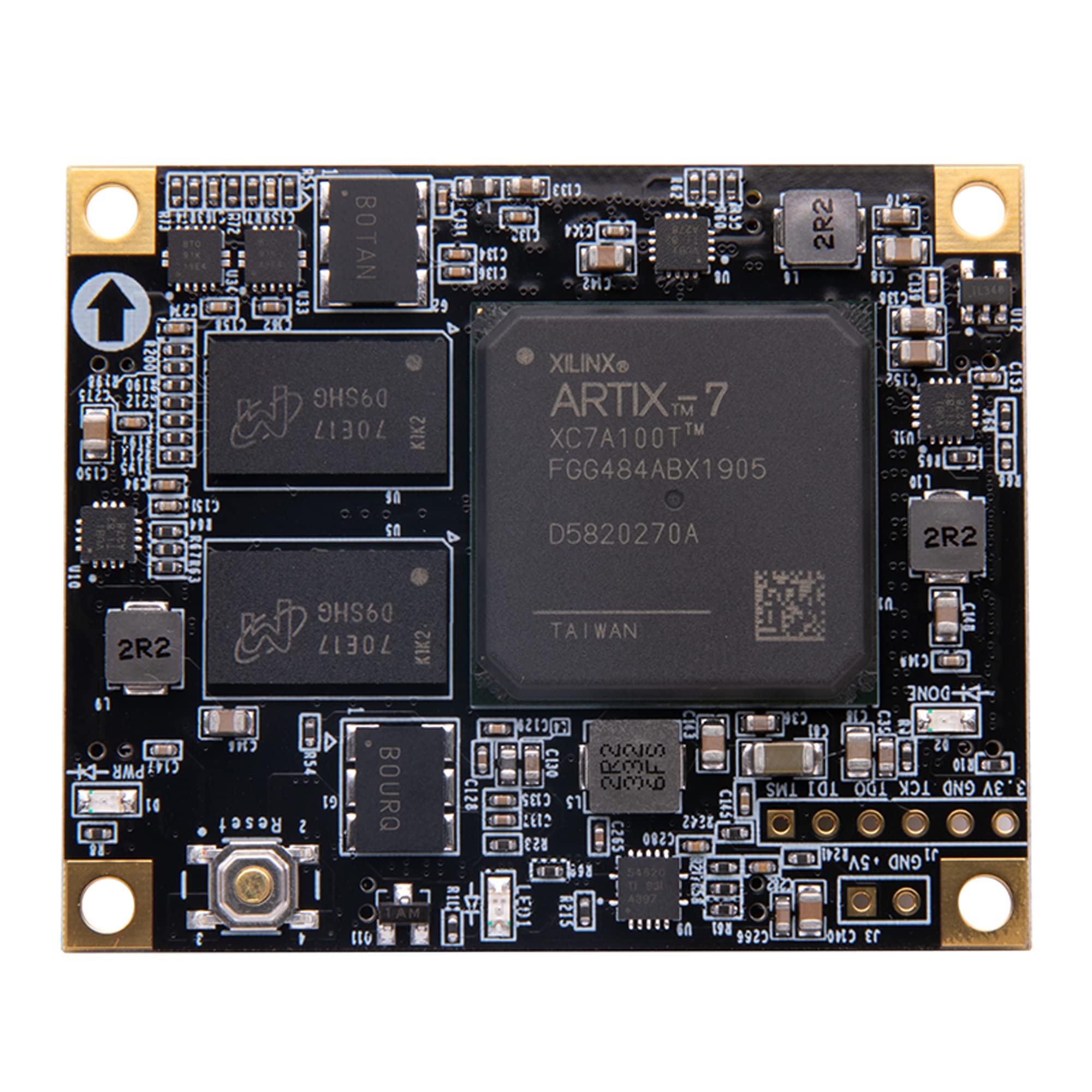 MiiElAOD SoM AC7100B: XILINX Artix-7 XC7A100T FPGA Core Board Industrial Grade Module