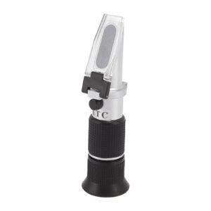 gloglow refractometer meter, plastic aluminum brix refractometer high accuracy for food industry