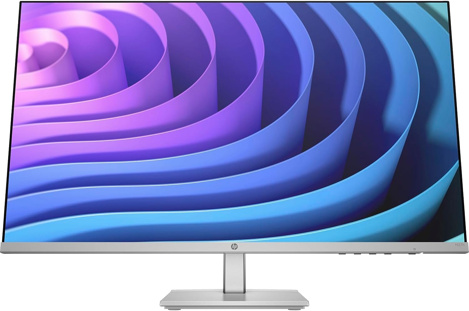 HP 27 inch 1080P Computer Monitor in Silver and Black, 27" Full HD (1920 x 1080) 75Hz Anti-Glare IPS Display with AMD FreeSync, 2 HDMI, 1 VGA, Highly Accurate Color (2024 Model) with Docztorm Dock