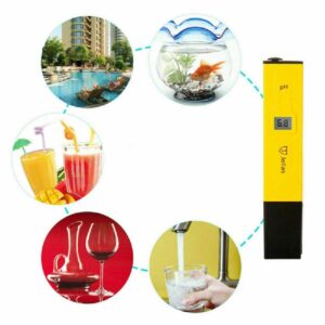 3.1 * 2 * 15.1cm Measure Range Digital PH Meter Pen Tester Aquarium Pool Experiment Accessories