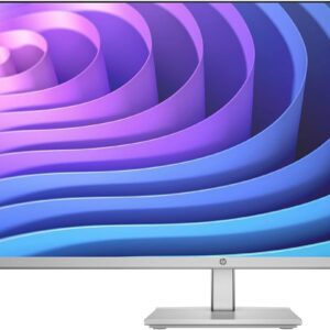 HP 27 inch 1080P Computer Monitor in Silver and Black, 27" Full HD (1920 x 1080) 75Hz Anti-Glare IPS Display with AMD FreeSync, 2 HDMI, 1 VGA, Highly Accurate Color (2024 Model) with Docztorm Dock