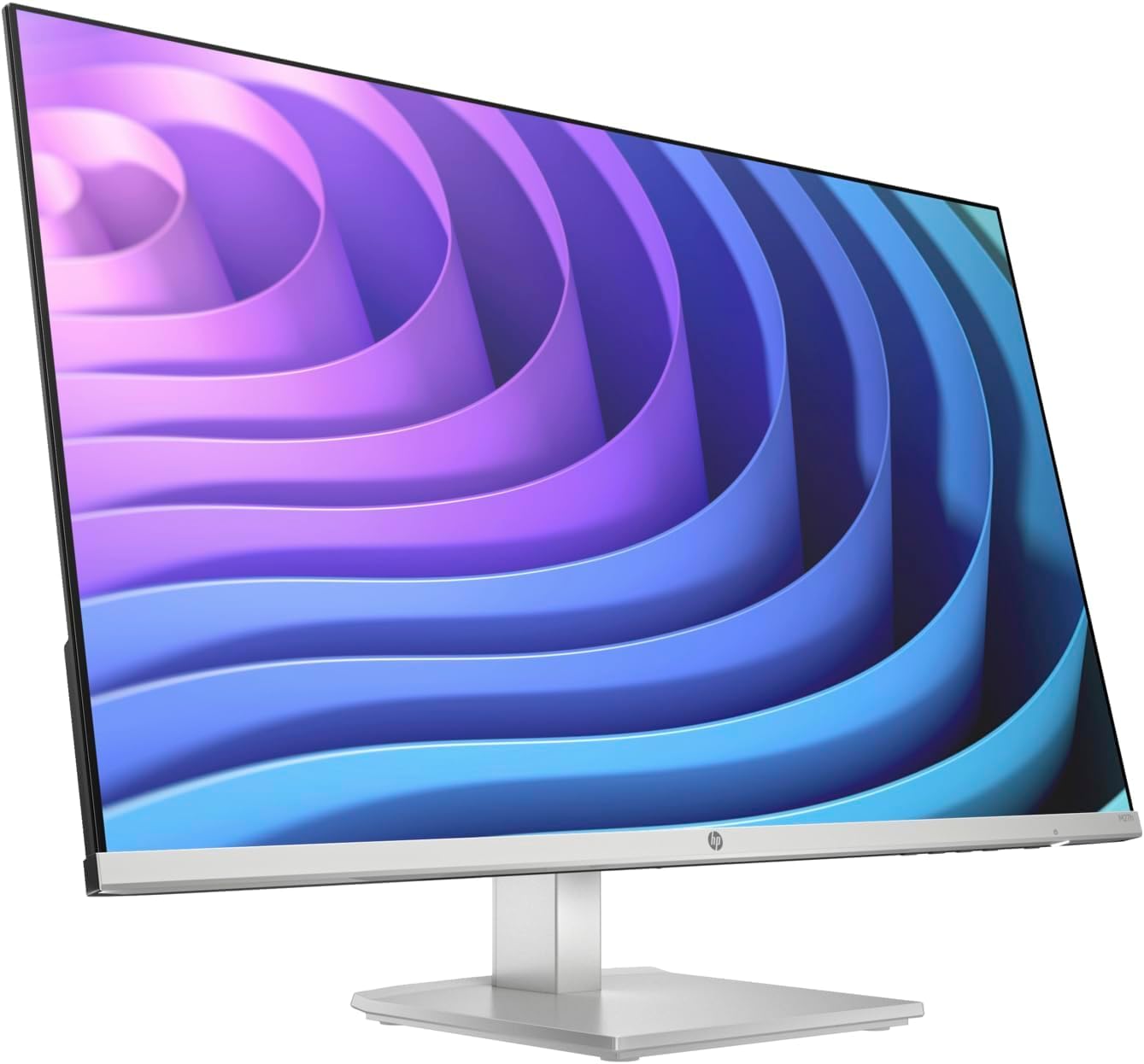 HP 27 inch 1080P Computer Monitor in Silver and Black, 27" Full HD (1920 x 1080) 75Hz Anti-Glare IPS Display with AMD FreeSync, 2 HDMI, 1 VGA, Highly Accurate Color (2024 Model) with Docztorm Dock