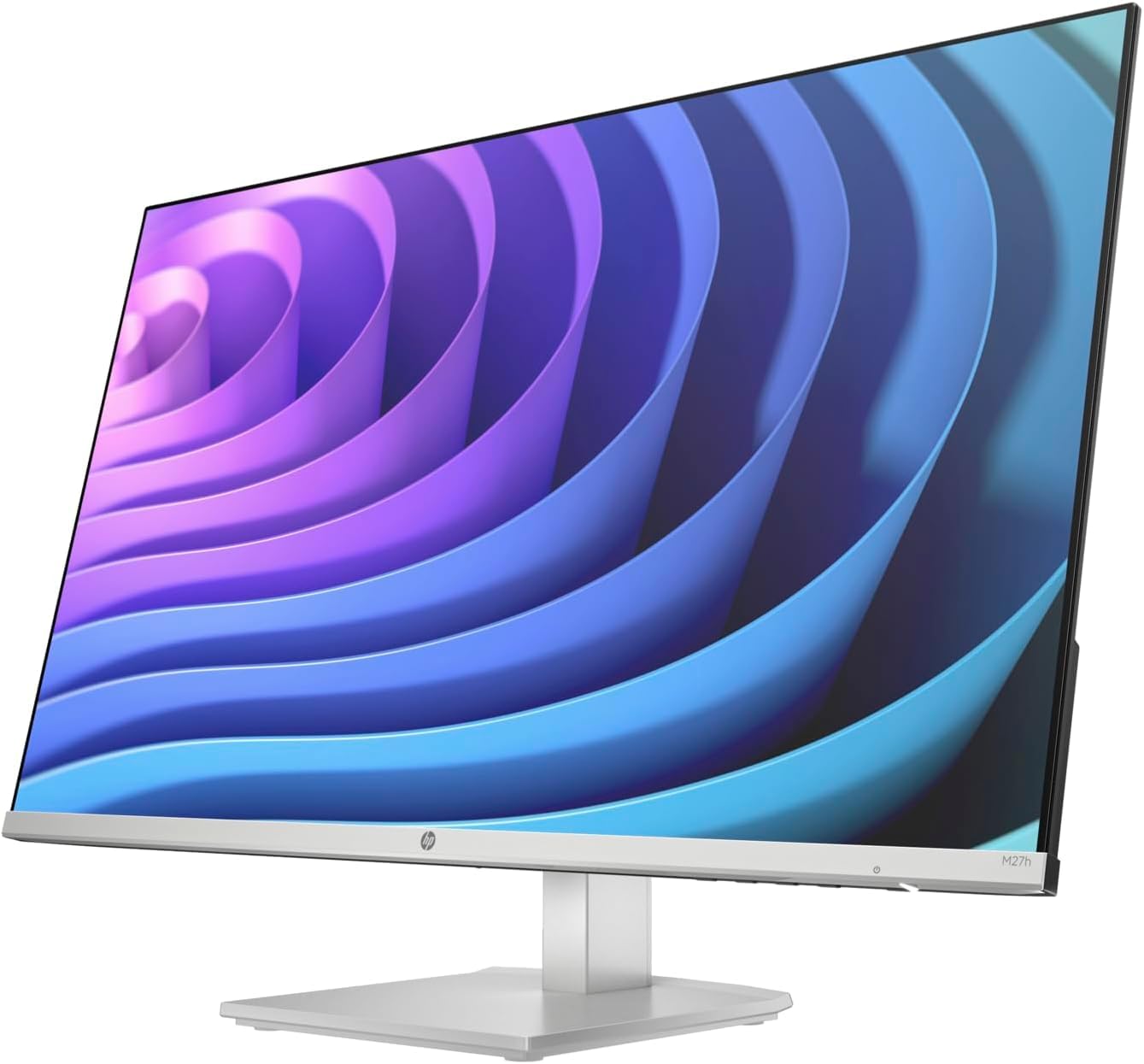 HP 27 inch 1080P Computer Monitor in Silver and Black, 27" Full HD (1920 x 1080) 75Hz Anti-Glare IPS Display with AMD FreeSync, 2 HDMI, 1 VGA, Highly Accurate Color (2024 Model) with Docztorm Dock