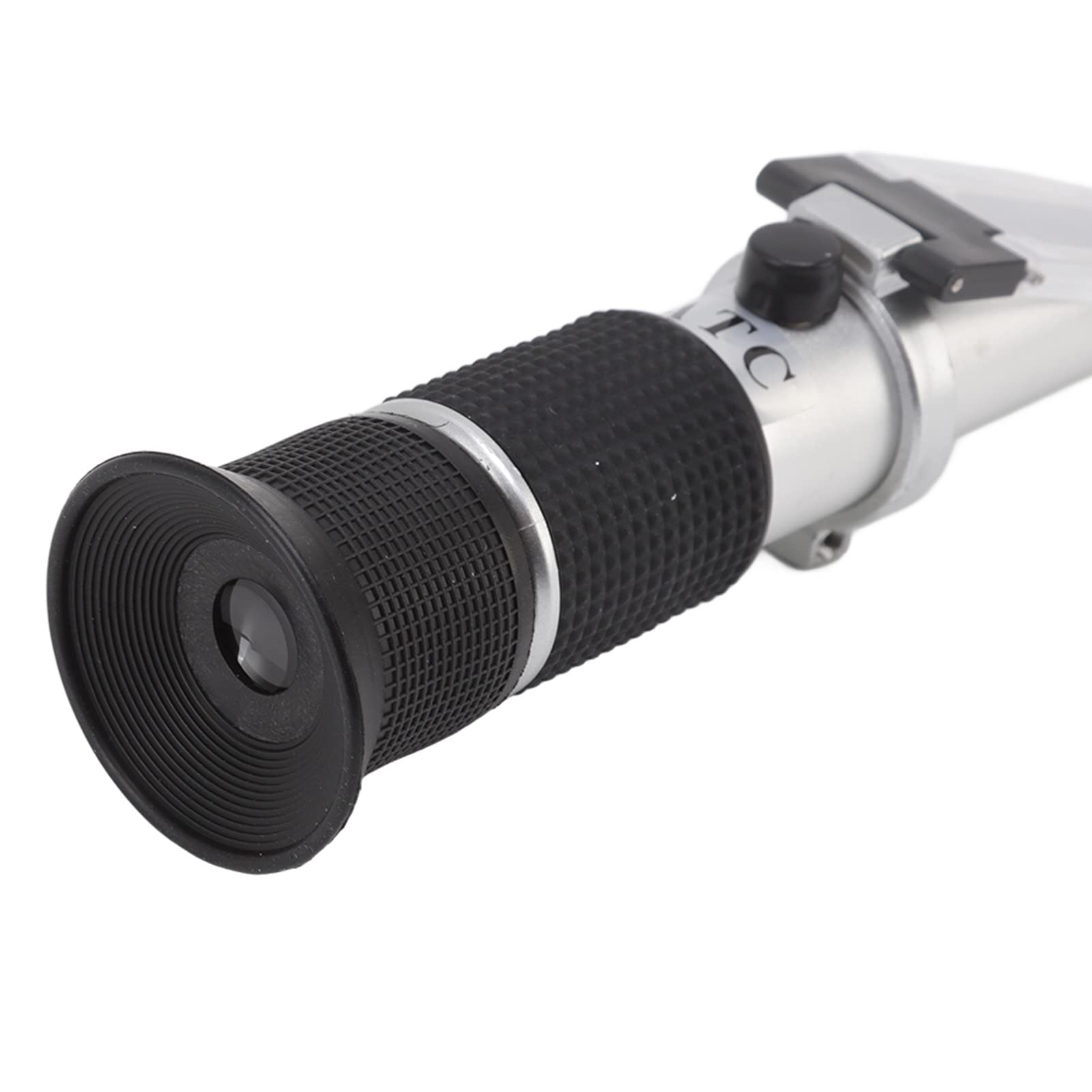 GLOGLOW Refractometer Meter, Plastic Aluminum Brix Refractometer High Accuracy for Food Industry