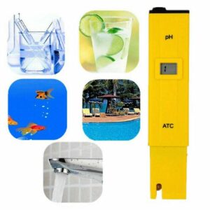 3.1 * 2 * 15.1cm Measure Range Digital PH Meter Pen Tester Aquarium Pool Experiment Accessories