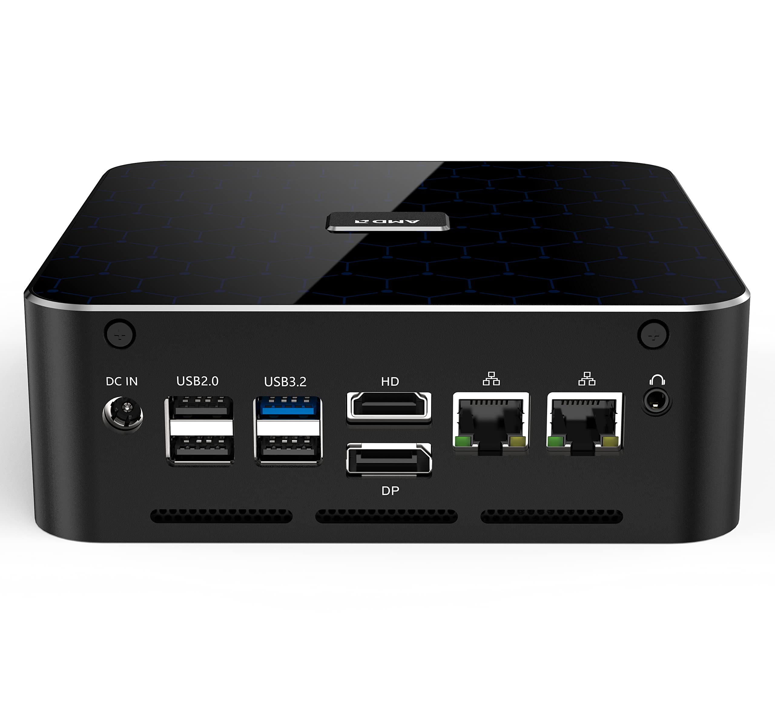 KINGDEL K18 Mini PC Gaming Computer AMD Ryzen 9 6900HX CPU 16GB DDR5 RAM 1TB M.2 PCIe4.0 SSD Mirco PC 680M Graphics 8K@60hz Output Triple Display W-11 Pro 2xLAN(Dual 2500M)