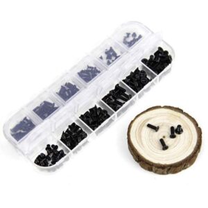 KIRANDY 240 Pcs Notebook Computer M2 M2.5 M3 Screw Suit Micro-Type Digital Electronic Screw Metric System M2 M2.5 M3 Laptop Screw Set