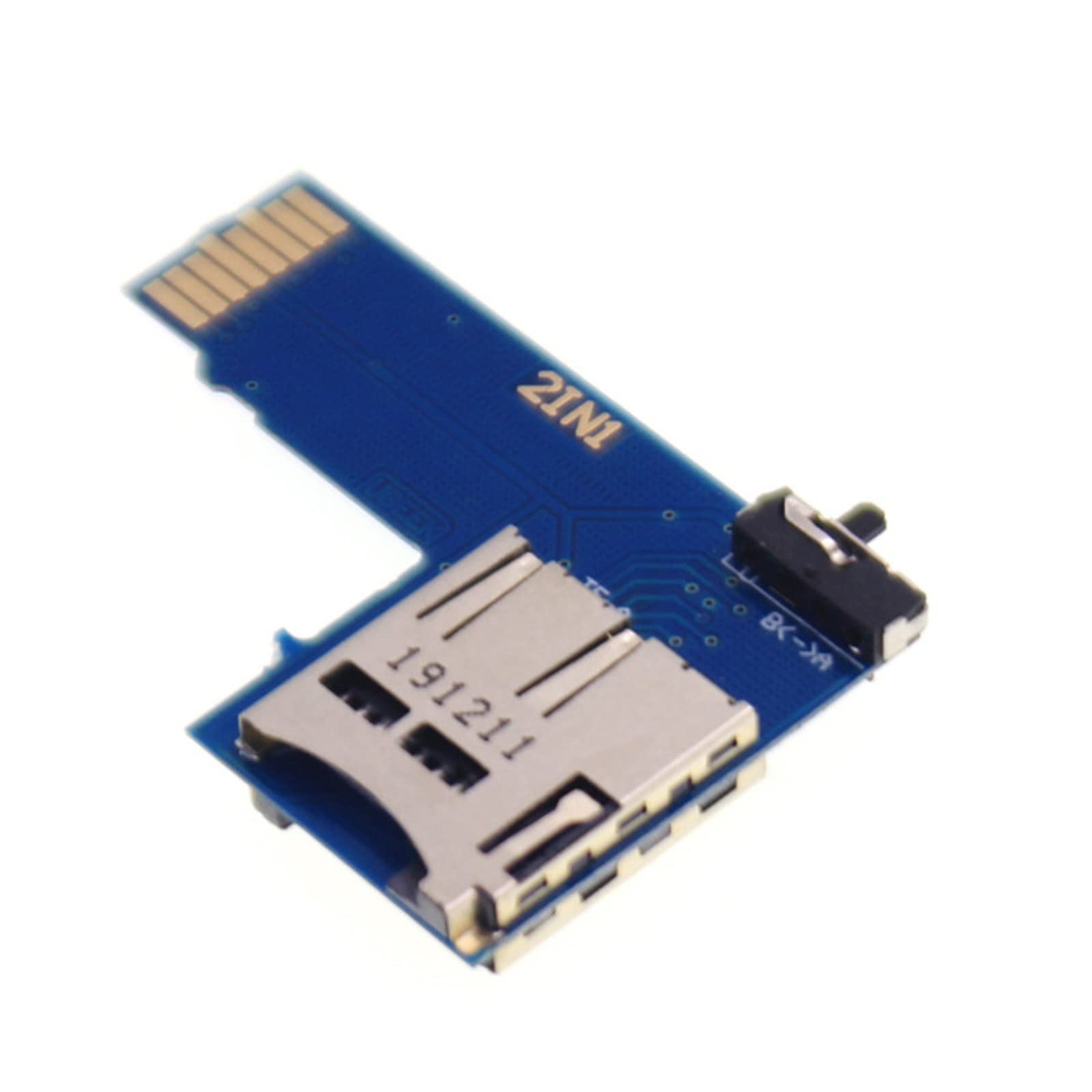 MOOKEENONE Dual Slot TF Card Adapter Converter Module for Raspberry Pi 4B/3B+/3B/ Zero W Accessories