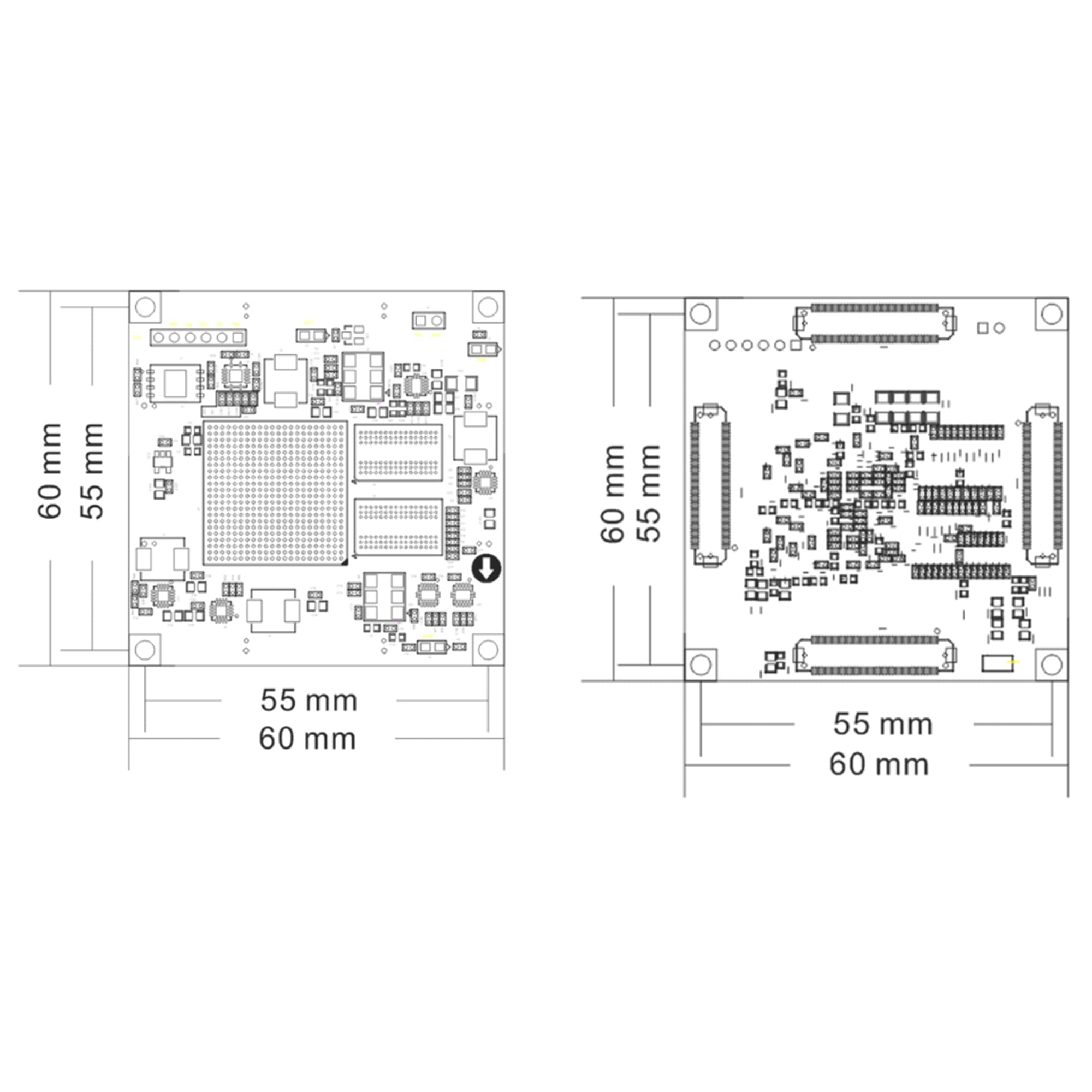 MiiElAOD SoMs AC7A035: XILINX Artix-7 XC7A35T FPGA Core Board Industrial Grade Module