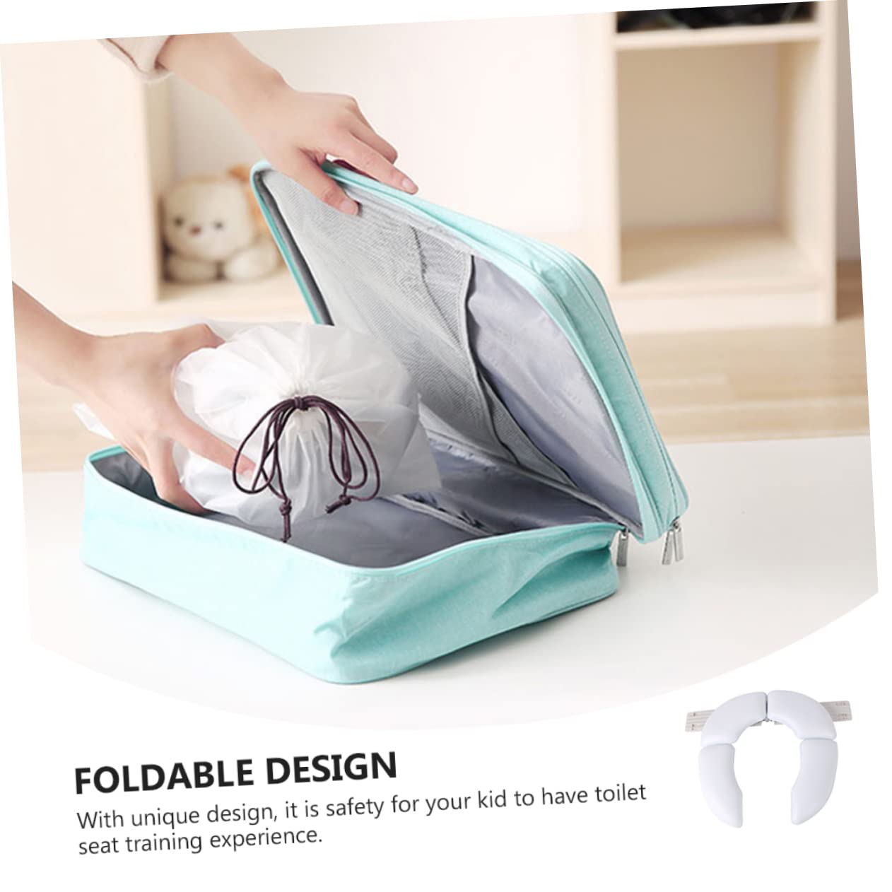 1pc Toilet Mat Toilet Kids Seat Toilet Training Seat Toilet Trainer Ring Foldable Toilet Pad Training Potty Seat Kids Toilet Pad Kids Toilet Seat Toilet Trainer Pad Baby Toilet Pad