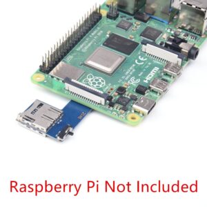 MOOKEENONE Dual Slot TF Card Adapter Converter Module for Raspberry Pi 4B/3B+/3B/ Zero W Accessories