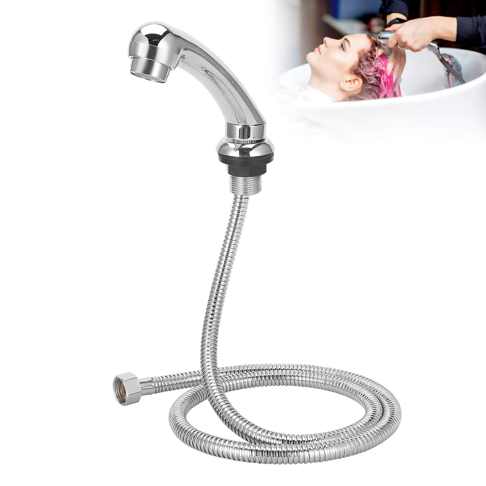 Jiawu Salon Shampoo Bowl Spray Head, Hair Wash Basin Faucet Shower Head Hose, Hair Sink Replacement Part, Handheld Sprayer for Shampoo Bed Chair, Spa Beauty Salon