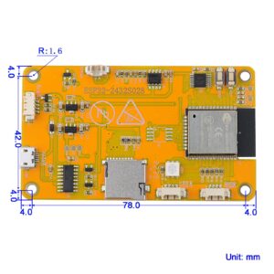 DIYmall 2.8'' ESP32 Module ESP32-2432S028R WIFI+BT Dual-core 240X320 Smart Display Screen LCD TFT Module ILI9341 Driver for Arduino IoT