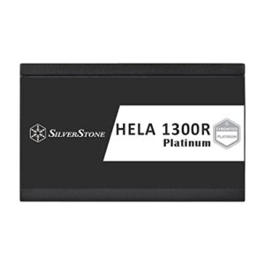 SilverStone Technology HELA 1300R Platinum ATX 3.0 / PCIe Gen 5 1300W Fully Modular Power Supply with Compact Dimensions, SST-HA1300R-PM