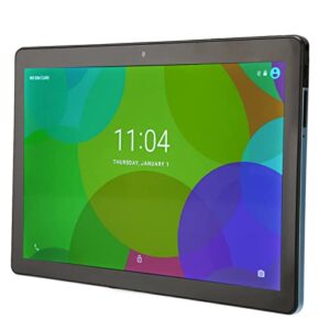 pusokei 4gb 256gb octa 8 core tablet pc,10inch 1080x1960 ips hd touchscreen computer tablets,5g wifi android11 gaming tablet, 4g network calling,7000mah battery (blue)