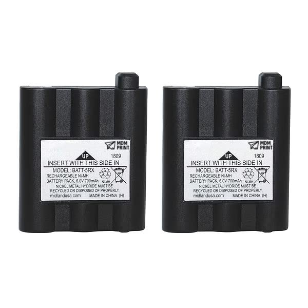 MDMprint Battery Pack, Black, 6V, 700Ah Cap., PK2