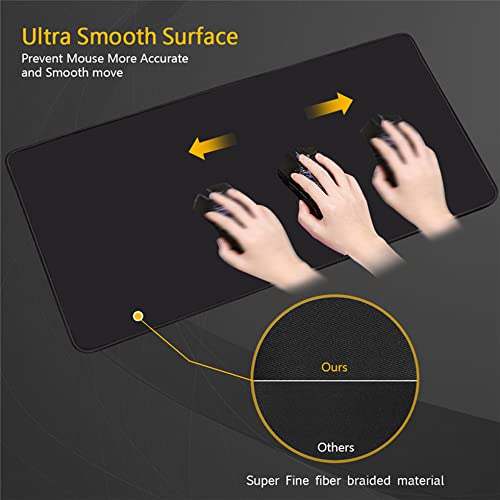 Marble Mouse Pad XXL Large Mouse Pad Gamer Computer Desk Mat Gaming Keyboard Big Mouse Pad Desk Mat PC Gamer Mousepads Mat-SS-2||300x800x2mm