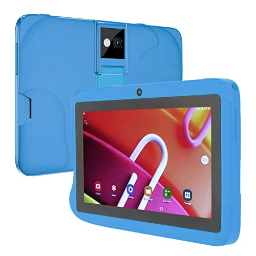 Shanrya 7 Inch Tablet, Blue Reading Tablet 5G WiFi for Study (Blue)