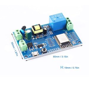 Relay Module, Development Relay Board 1 Channel Strong Driving USB5V for Control