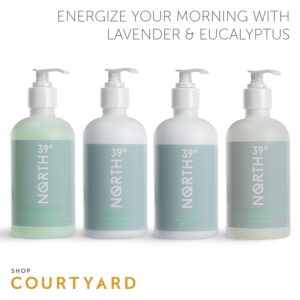 39° North Shampoo - Eucalyptus & Lavender Scent - Featured in Courtyard by Marriott and Residence Inn Hotels - Cleansing & Moisturizing - All Natural Shampoo - 8.5oz