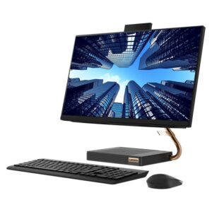 Lenovo IdeaCentre 5 All-in-One Business Desktop, 23.8" FHD IPS Screen, Intel Core i5-10400T, 16GB RAM, 512GB PCIe SSD, Webcam, HDMI, Wireless Keyboard&Mouse, Wi-Fi 6, Windows 11 Pro