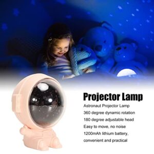 URBERY 4.1W Projection Light,360 Degree Dynamic Rotation,Built in 1200mAh Lithium Battery,Suitable for Game Room,Home Theater,Children Adult Bedroom,Birthday,Christmas ( Color : Pink )