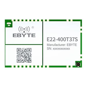 433mhz lora wireless rf module e22-400t37s 37dbm long distance 20km low power lbt rssi ipex stamp holes pa+lna