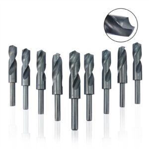 AHAFEI Twist Drill Bit Reduced Shank Nitride Coated Metal Hole Drilling Cutter Drill Bit 1Pcs (Size : 16.5mm)