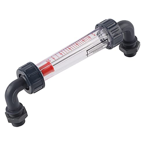 Waterflow Meter, Easy Reading Liquid Flow Measuring Tool 10-100LPH Tube Type ABS Plastic for Various Liquid Media