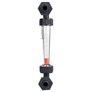 waterflow meter, easy reading liquid flow measuring tool 10-100lph tube type abs plastic for various liquid media