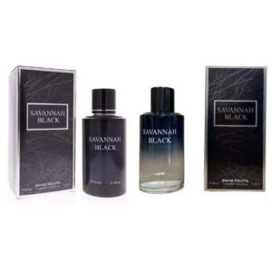 twisha savannah black & nyc suv cologne for men combo set (inspired by sauvage) 3.4oz/100ml, natural spray, long lasting (pack of 2)