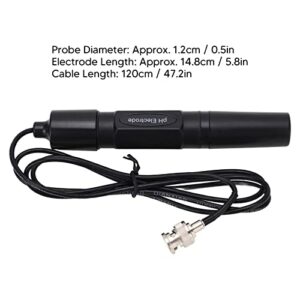 PH Probe Sensor, 0.00-14.00 PH Lightweight Professional PH Electrode Accurate Measurement for Swimming Pool (1.2m)