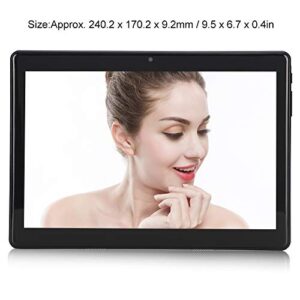 Hosi 10.1 Inch Tablet, Mobile Tablet Computer, for Adult Kids Computer Accessories with 800 * 1280 HD Touchscreen Supports SIM 3G Network (US Plug)