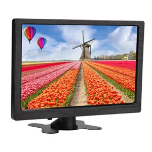 computer monitor, dual speakers adjustable mount 10.1 inch monitor for home (us plug)