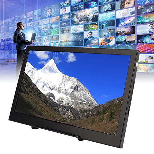 Portable Color Screen, 100-240V Menu Function 13.3 Inch High Resolution Capacitive Touch Monitor for DVRs (US Plug)