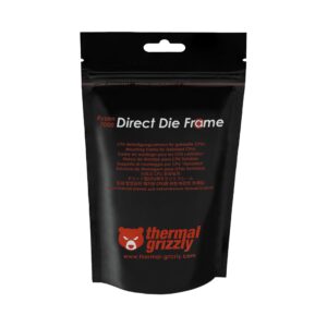 Thermal Grizzly - Direct Die Frame Ryzen 7000 - for Mounting Ryzen 7000 CPUs without The Integrated Heatspreader - Siginficantly Lowers Operating Temperatures